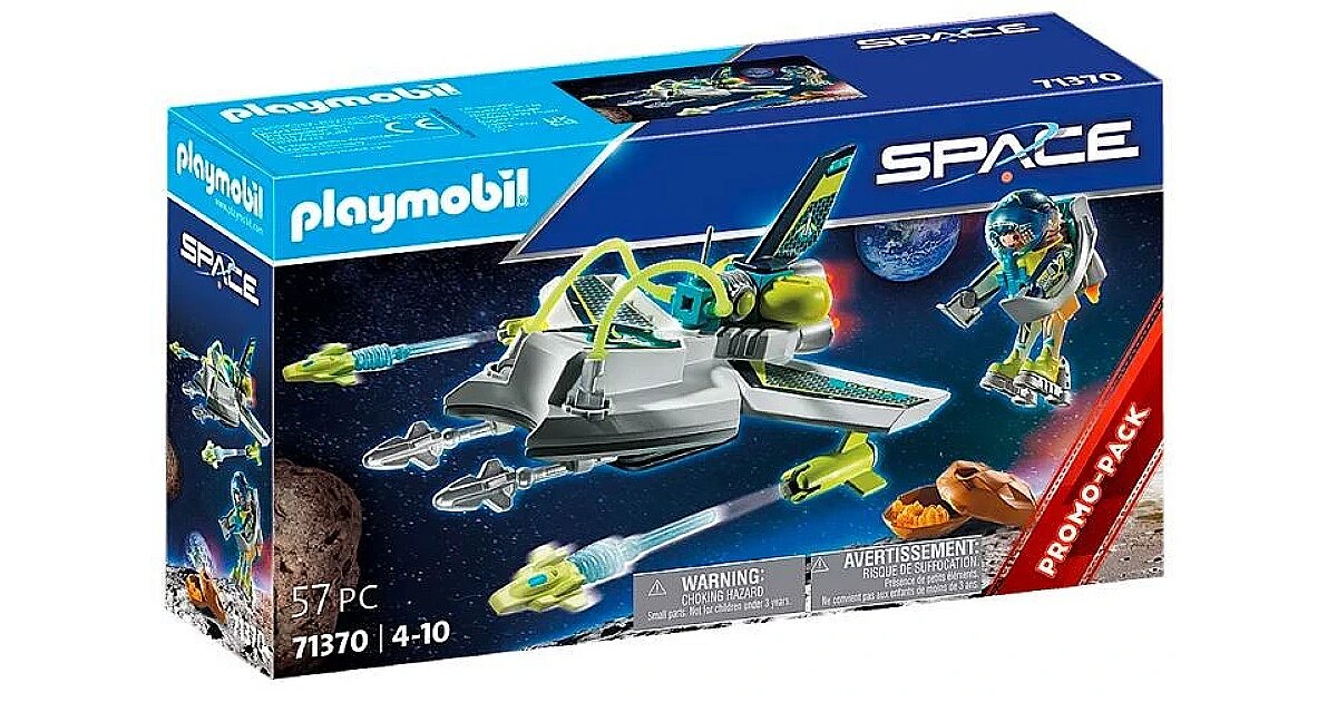 Playmobil Zestaw Z Figurkami Space Nowoczesny Dron Kosmiczny