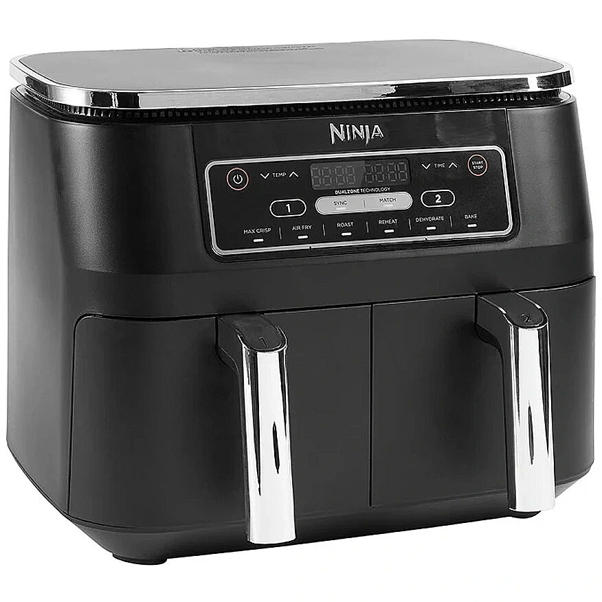 Ninja AF400EU fryer Double 9.5 L Stand-alone 2470 W Hot air Black